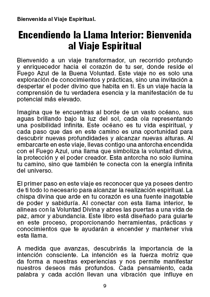 El Fuego Azul de la Buena Voluntad: Despertando el Poder Divino en el Corazón Humano (PDF).